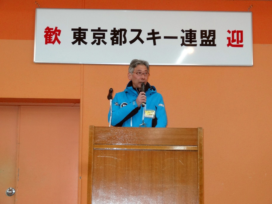 選手会説明:島野競技委員長